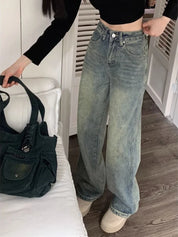 Deeptown Baggy Wide Leg Jeans