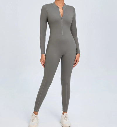 One-Piece Fitness Jumpsuit – Seamless Women’s Training Suit