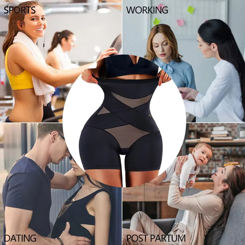 High-Waist Shapewear Shorts – Tummy Control & Butt Lifter
