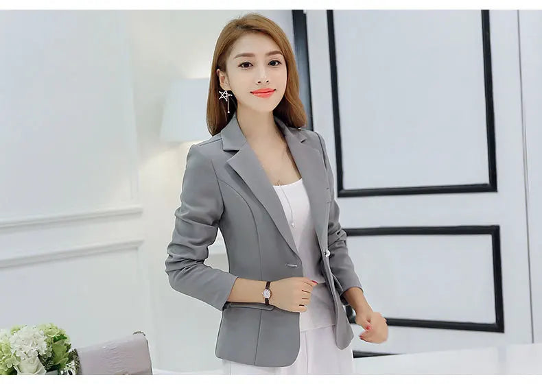 Slim Fit Blazer – Women’s Korean Style