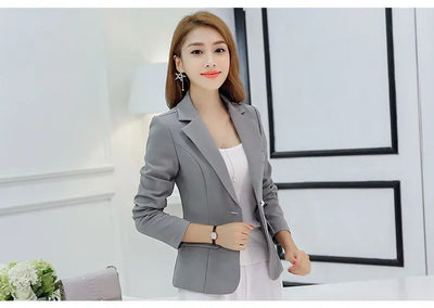 Slim Fit Blazer – Women’s Korean Style