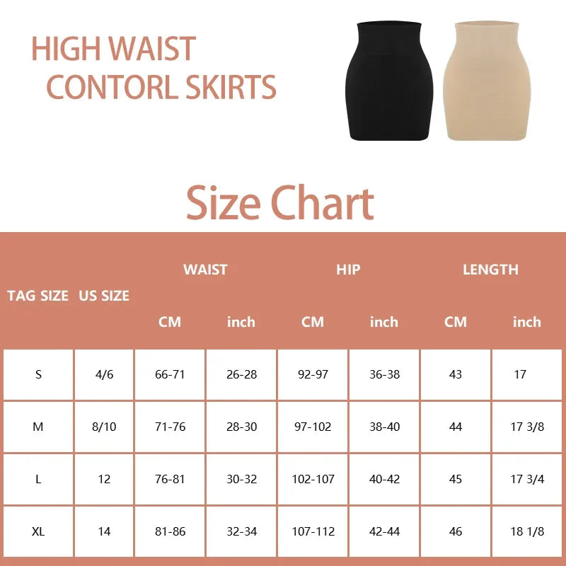 2-in-1 Tummy Control Underskirt