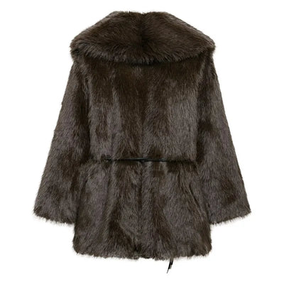 Vintage Luxury Faux Fur Jacket