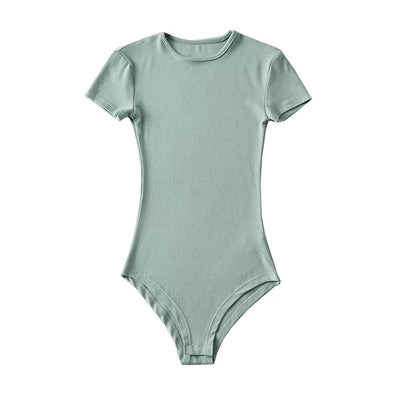 O-Neck Short Sleeve Bodysuit