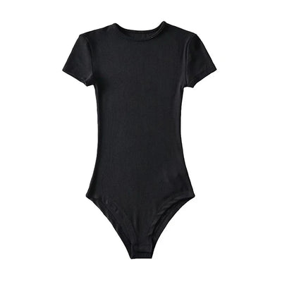 O-Neck Short Sleeve Bodysuit