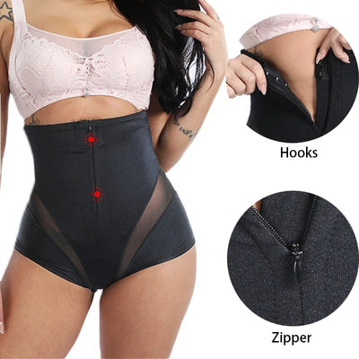 High-Waist Mesh Panties – Tummy Control & Butt Lifter