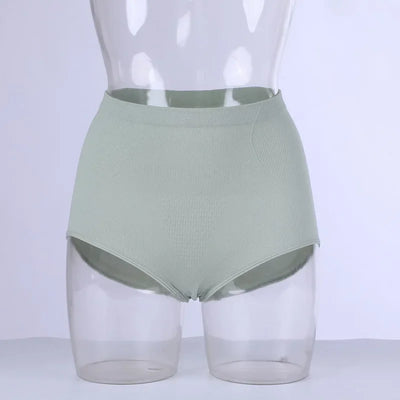 High-Waist Cotton Briefs – Tummy Control Triangle Underwear