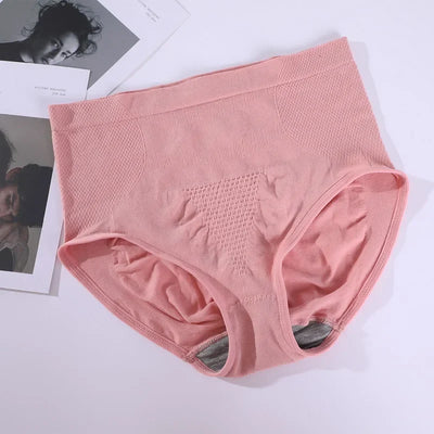 High-Waist Cotton Briefs – Tummy Control Triangle Underwear