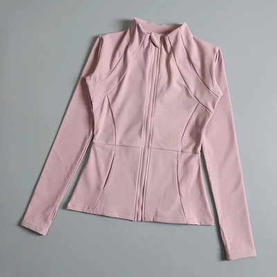 Zip Up Long Sleeve Yoga Jacket