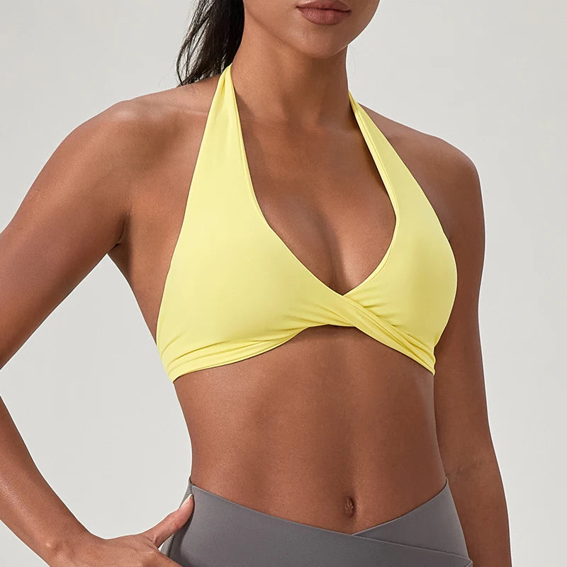 Halter Neck Sports Bra