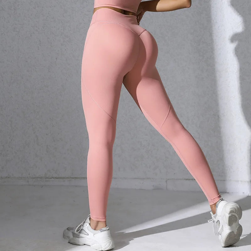 High Waist Crossed Leggings