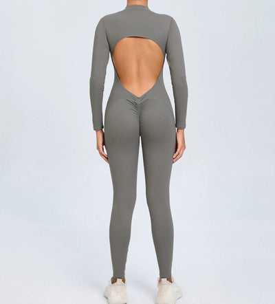 One-Piece Fitness Jumpsuit – Seamless Women’s Training Suit