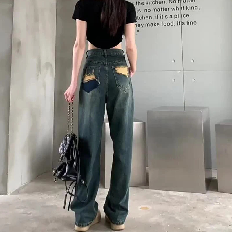 Wide Leg High Waist Jeans