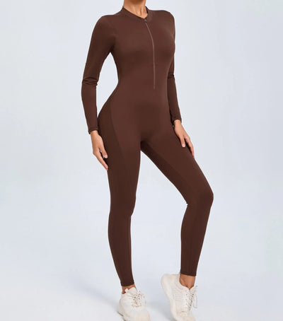 One-Piece Fitness Jumpsuit – Seamless Women’s Training Suit