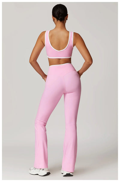 2-Piece Yoga Set – High Waist Leggings & Sports Bra for Women