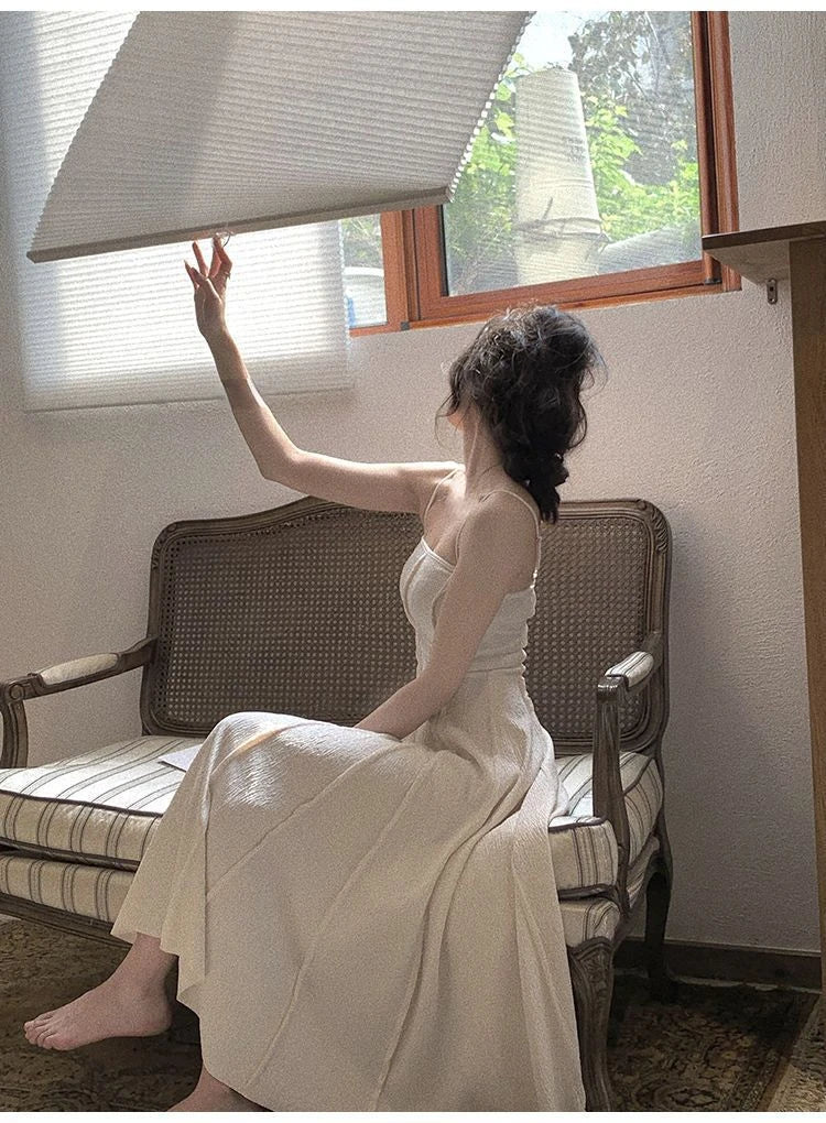 Vintage A-Line Maxi Dress – Summer Sling Style