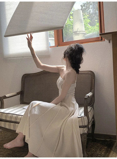 Vintage A-Line Maxi Dress – Summer Sling Style