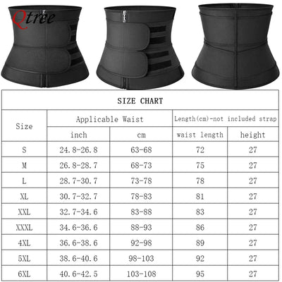 Plus Size Waist Trainer – Sweat Slimming Corset Belt