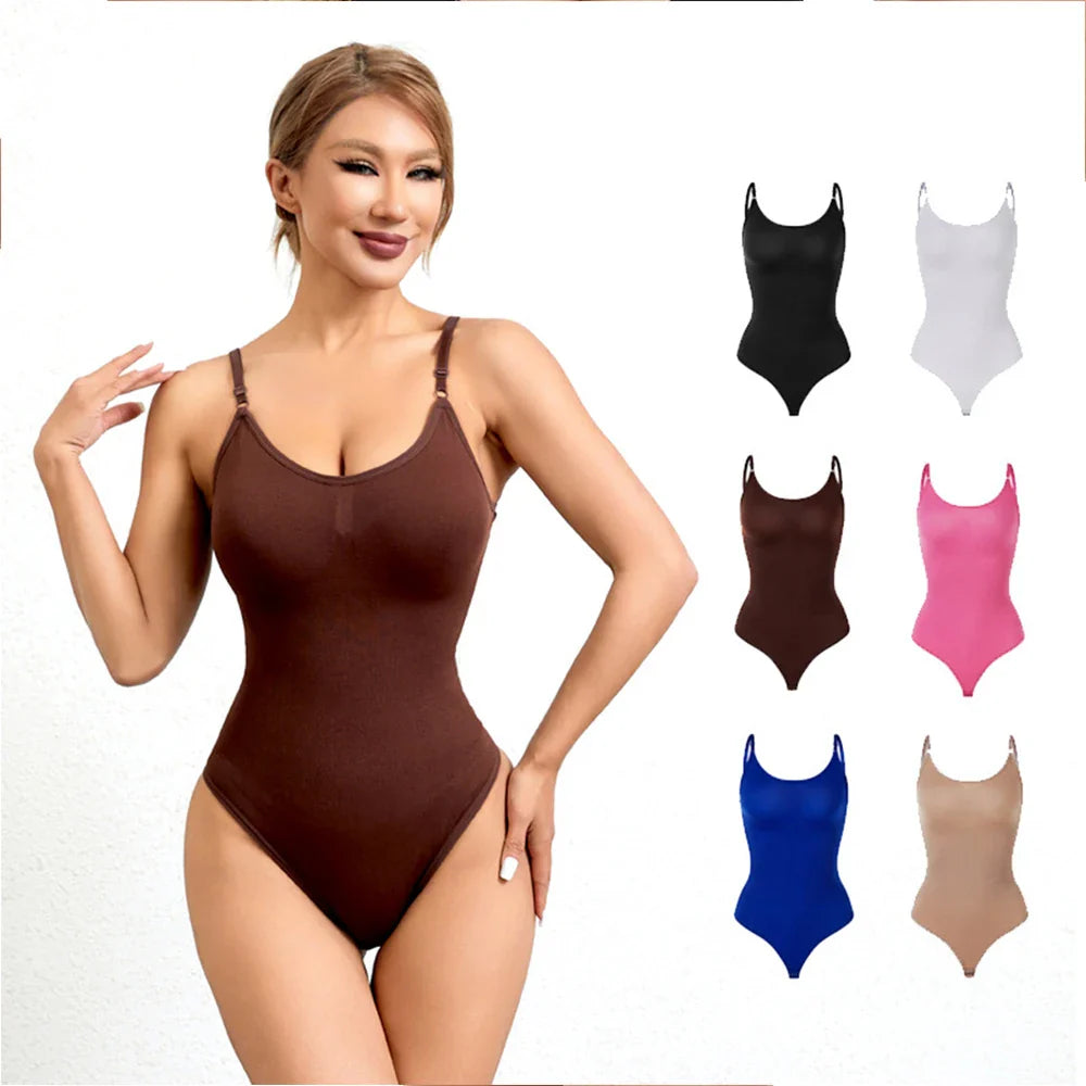 Tummy Control Thong Bodysuit – Slimming Shapewear
