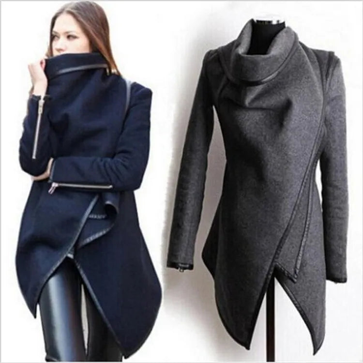 Long Wool Trench – Women’s Cashmere Coat