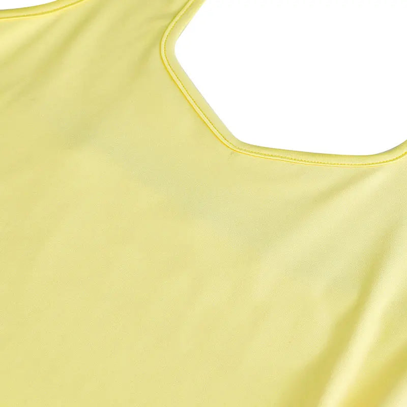 Backless Halter Maxi Dress – Solid Color V-Neck Slim Fit for Summer