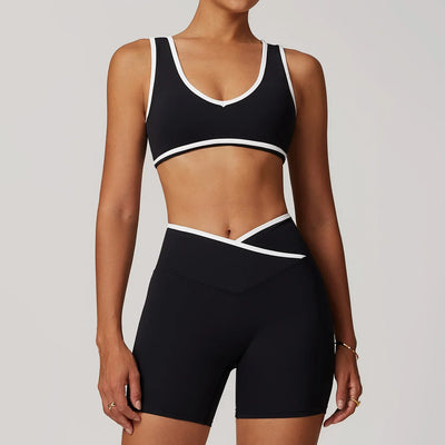 2-Piece Yoga Set – High Waist Leggings & Sports Bra for Women