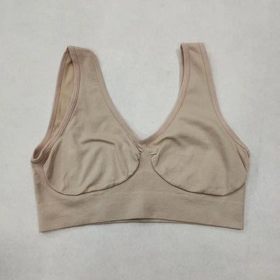 Wireless Sleep Bra – No-Pad Yoga Bralette (Plus Size)