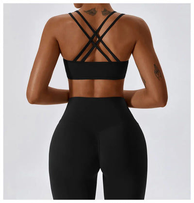 Seamless 2-Piece Workout Set – High Waist Leggings & Top