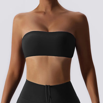 Strapless Sports Bra – Quick-Dry Tube Top