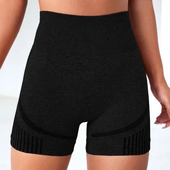 Seamless High Waist Yoga Shorts – Quick-Dry Stretch Activewear for Women