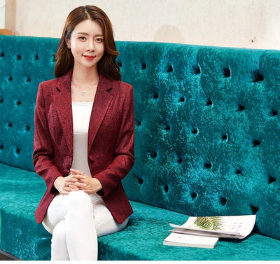 Slim Fit Blazer – Women’s Office Suit