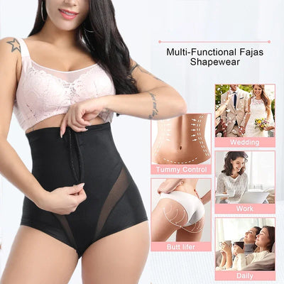 High-Waist Mesh Panties – Tummy Control & Butt Lifter