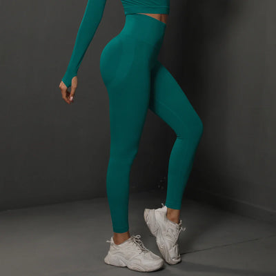 Booty Lifting Leggings – High Waist Seamless Yoga Pants