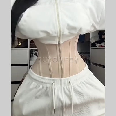 Colombian Waist Cincher – Tummy Control Zip Shaper