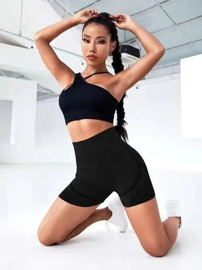 High Waist Yoga Shorts – Butt-Lifting Workout Fit
