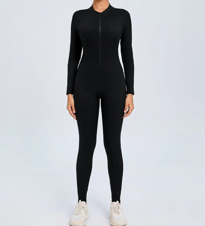 One-Piece Fitness Jumpsuit – Seamless Women’s Training Suit
