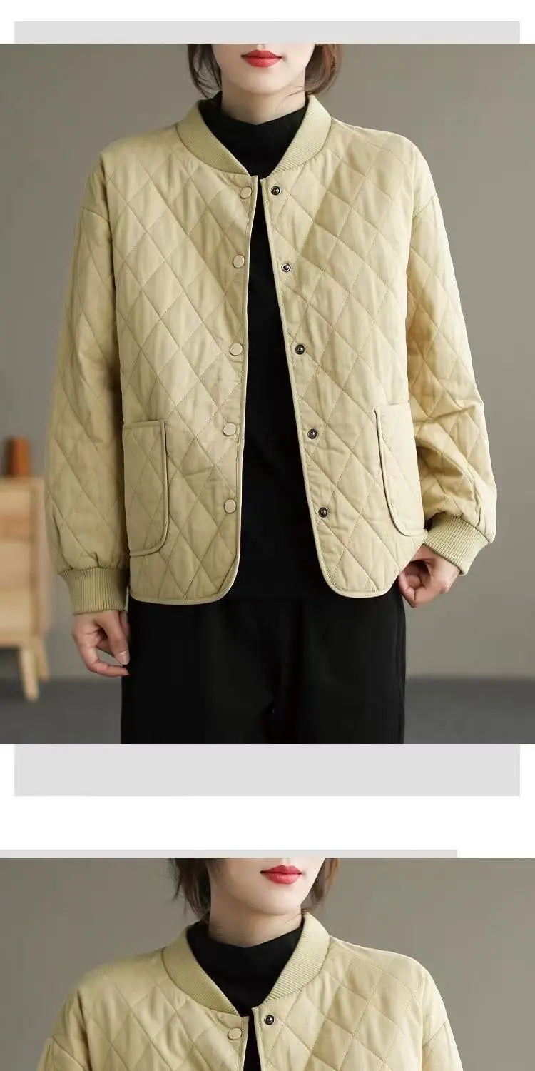 Quilted Cotton Jacket – Women’s Winter Coat