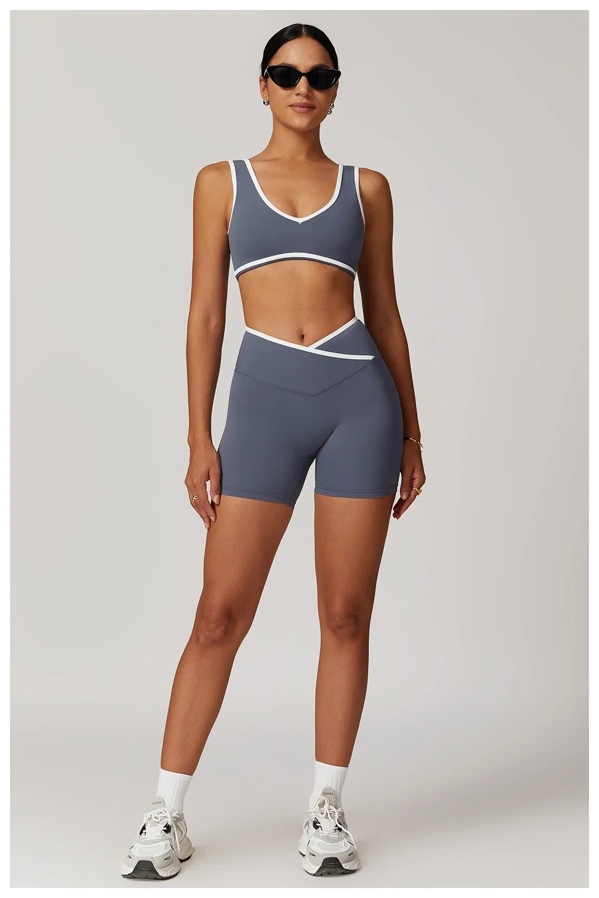 2-Piece Yoga Set – High Waist Leggings & Sports Bra for Women