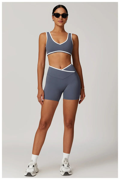 2-Piece Yoga Set – High Waist Leggings & Sports Bra for Women