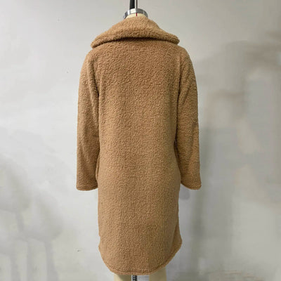 Teddy Trench Coat – Women’s Winter Overcoat