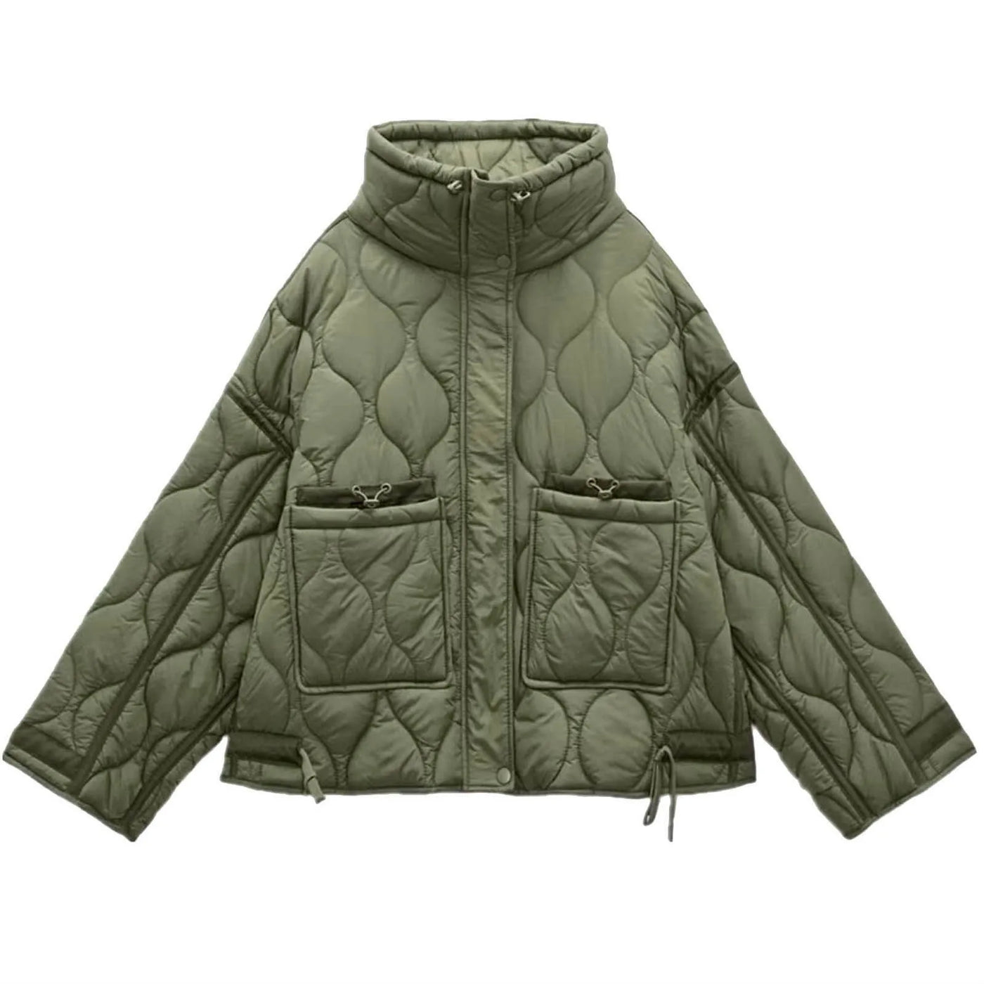 Plus Size Quilted Jacket – Women’s Winter Coat