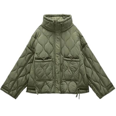 Plus Size Quilted Jacket – Women’s Winter Coat