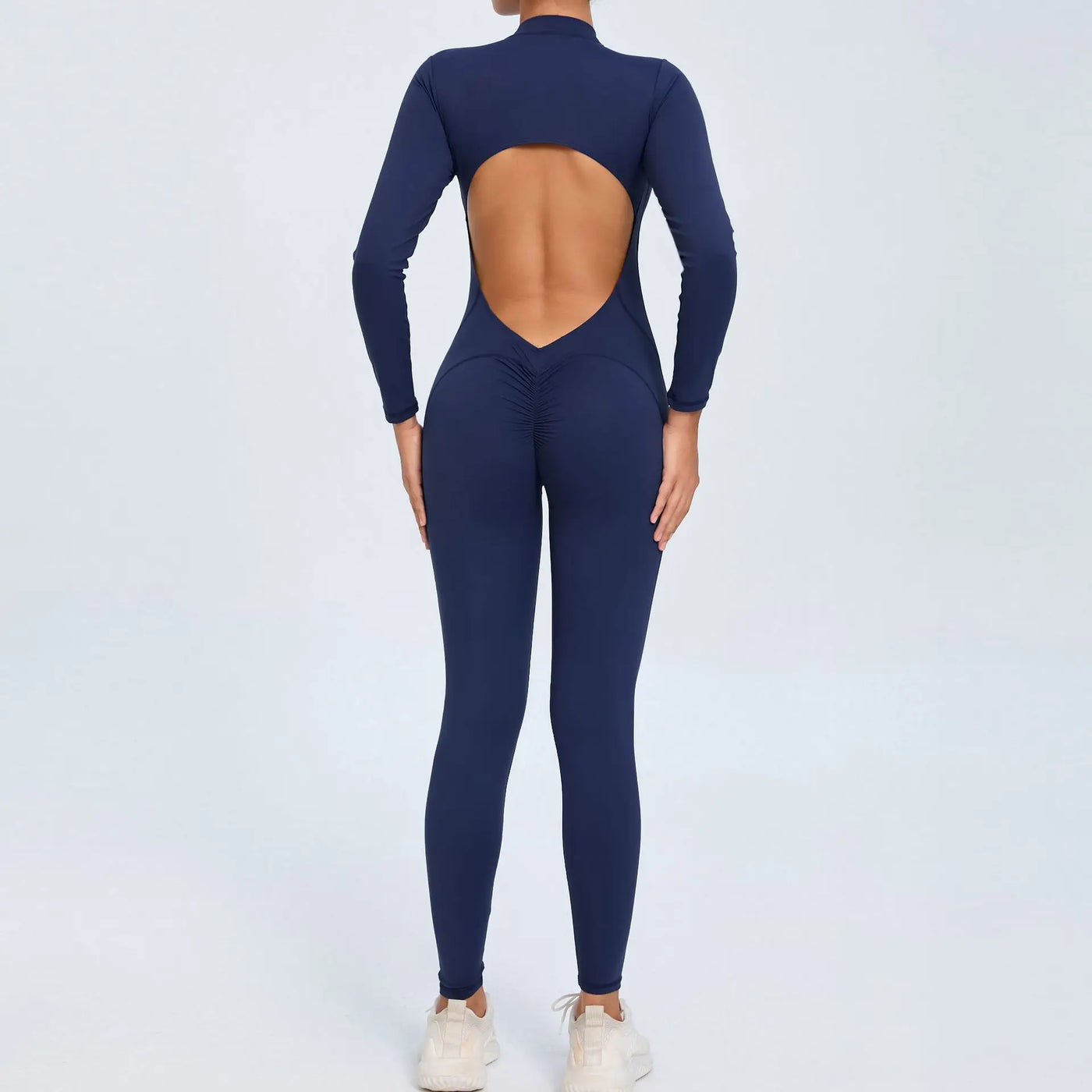 One-Piece Fitness Jumpsuit – Seamless Women’s Training Suit