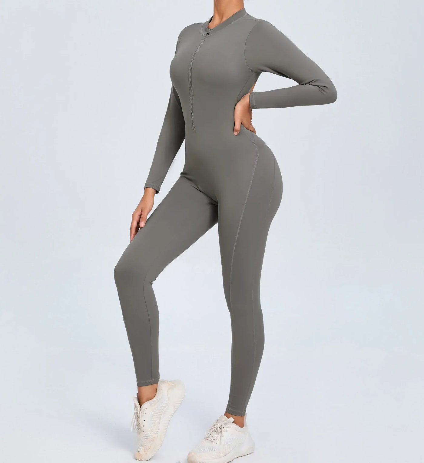 One-Piece Fitness Jumpsuit – Seamless Women’s Training Suit