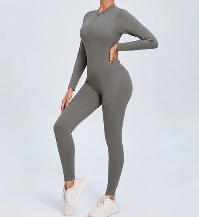 One-Piece Fitness Jumpsuit – Seamless Women’s Training Suit