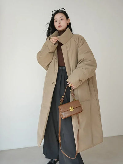 Long Parkas Thick Cotton-padded Jacket