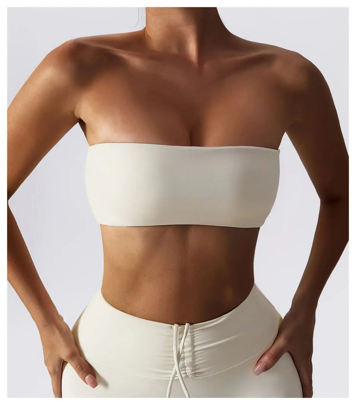 Strapless Sports Bra – Quick-Dry Tube Top