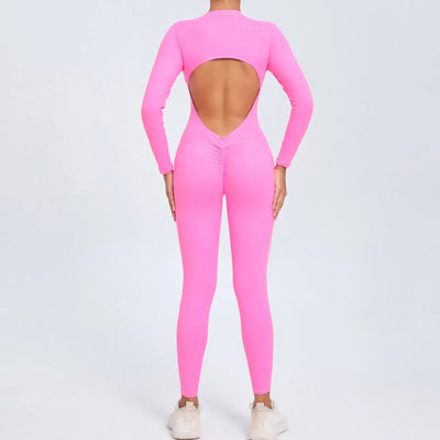 One-Piece Fitness Jumpsuit – Seamless Women’s Training Suit