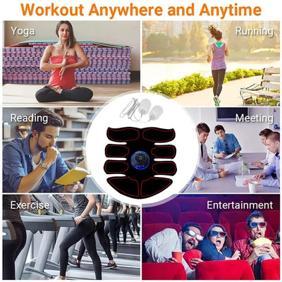 Wireless Ab Stimulator – USB Rechargeable Fitness Trainer