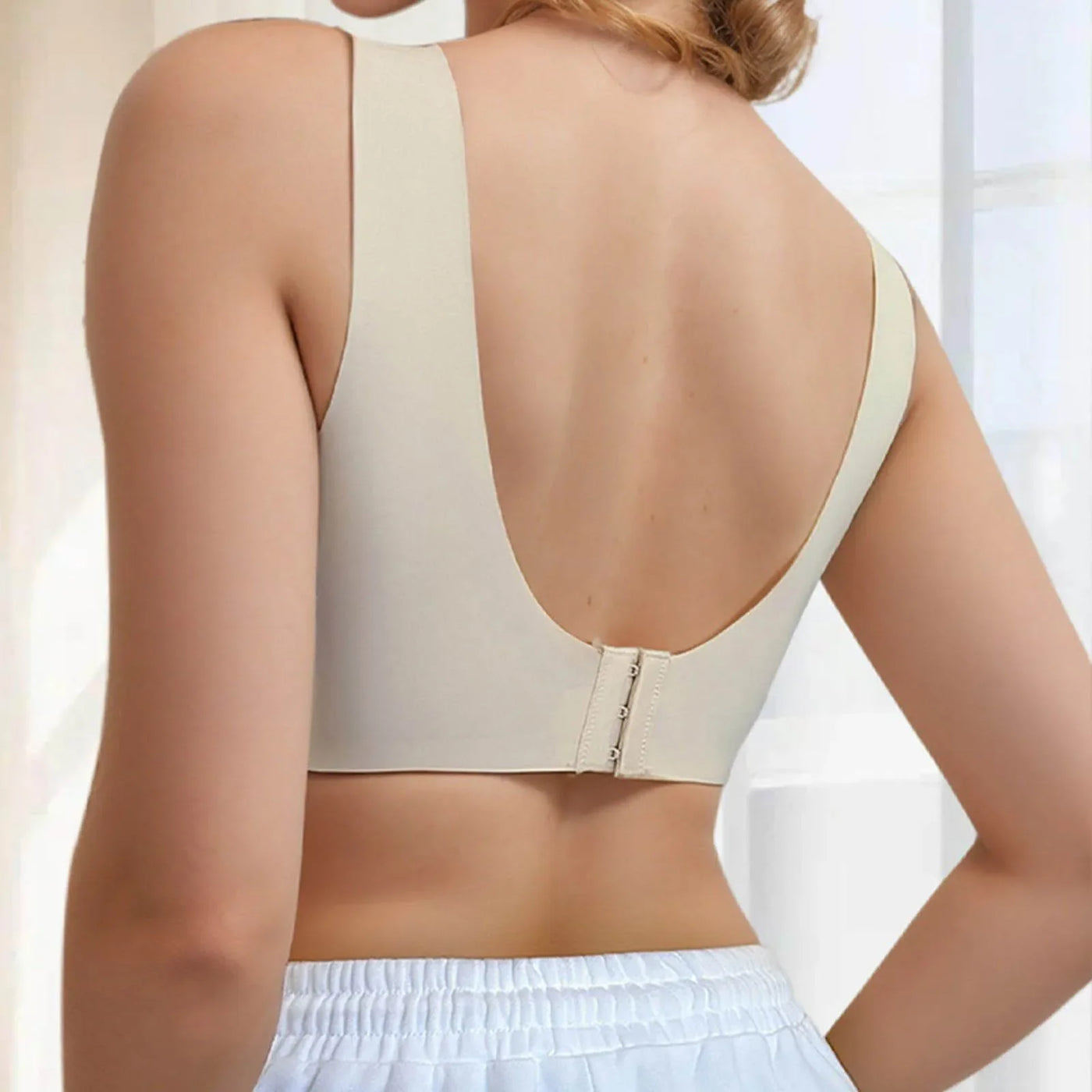 High Impact Sports Bra – Seamless Racerback Compression